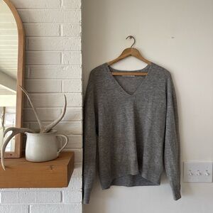 Zara Heather Gray Knit Top